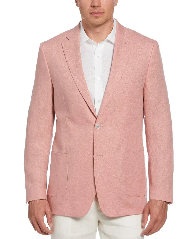 100% Linen Single-Breasted Sport Coat