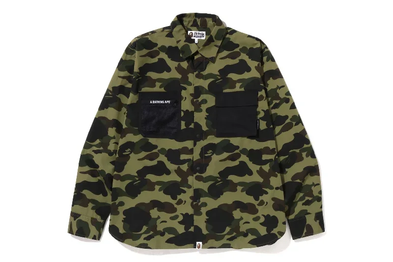 1ST CAMO OUTDOOR DETAIL POCKET RELAXED FIT SHIRT