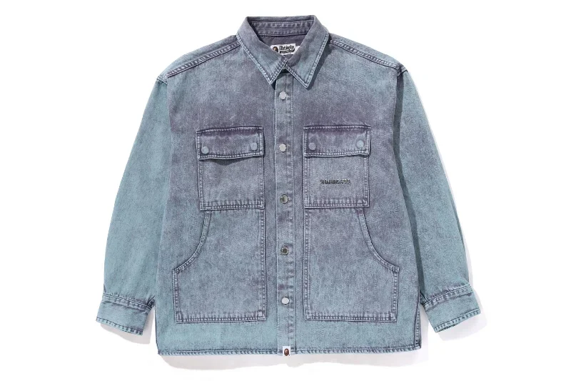 ACID WASH WORK SHIRT