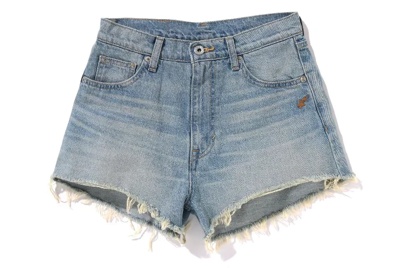 APE HEAD DENIM SHORTS