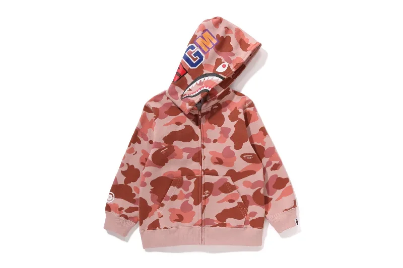 1ST CAMO SHARK ZIP HOODIE