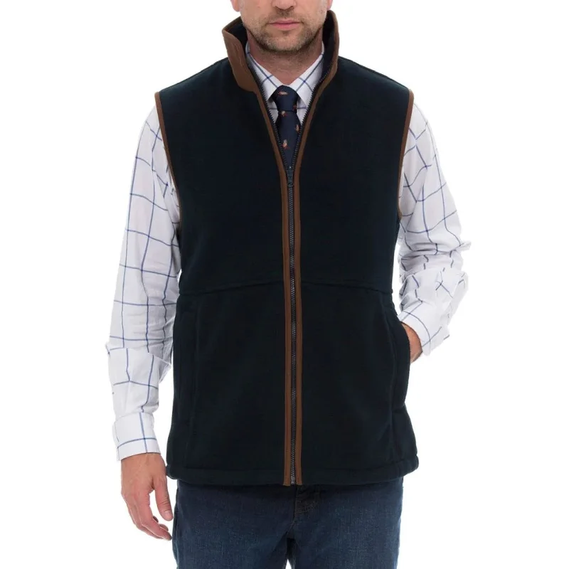 alan-paine-aylsham-mens-fleece-gilet-dark-navy