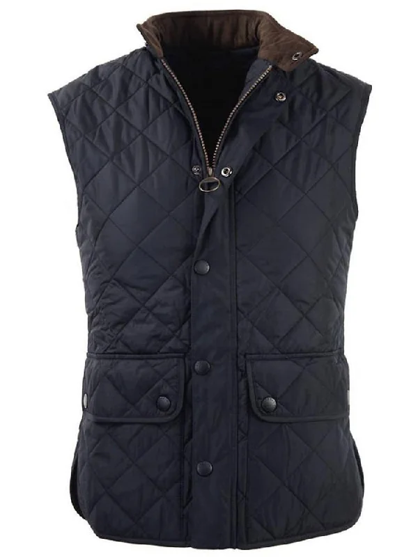 Barbour Men's Navy Lowerdale Quilted Vest