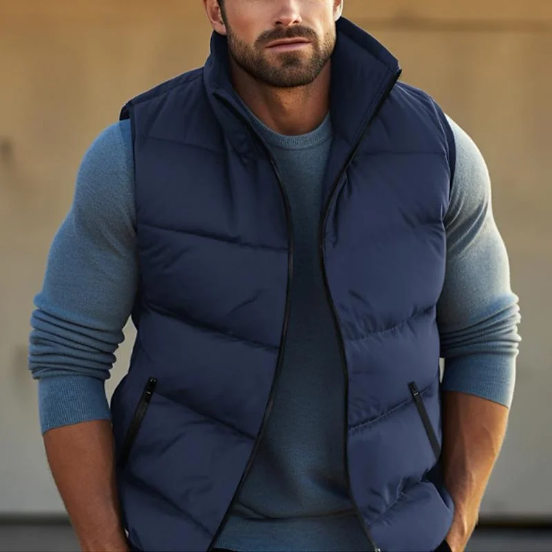 mens-casual-solid-color-warm-stand-collar-down-vest-37623466y