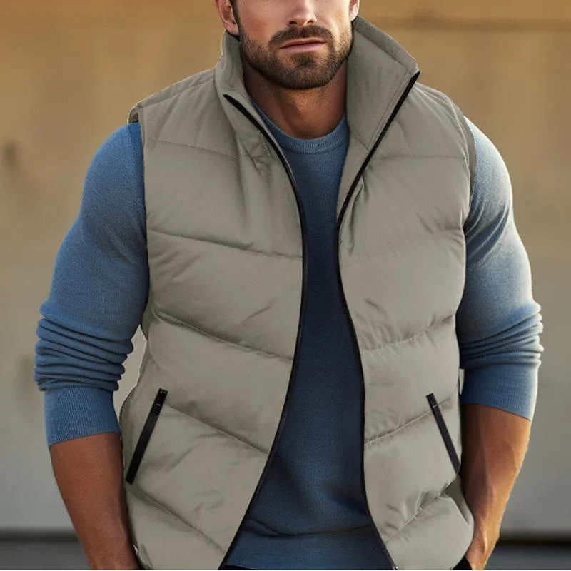 mens-casual-solid-color-warm-stand-collar-down-vest-37623466y