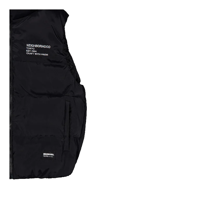 neighborhood-classic-down-vest-black