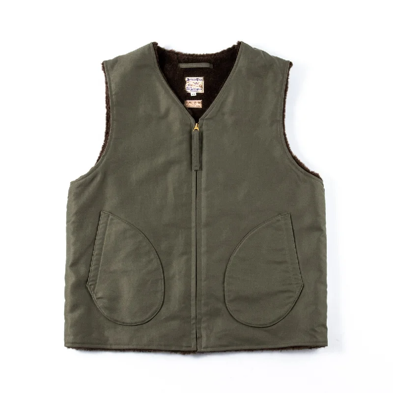 Vest, Alpaca, Pile-Lined - Olive