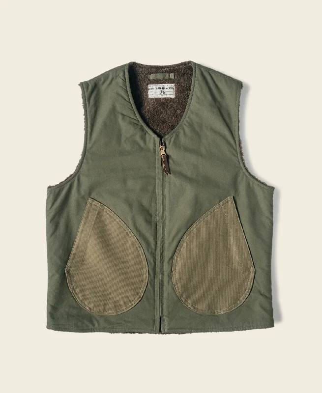 WWII USMC Pile-lined Vest (Modified)