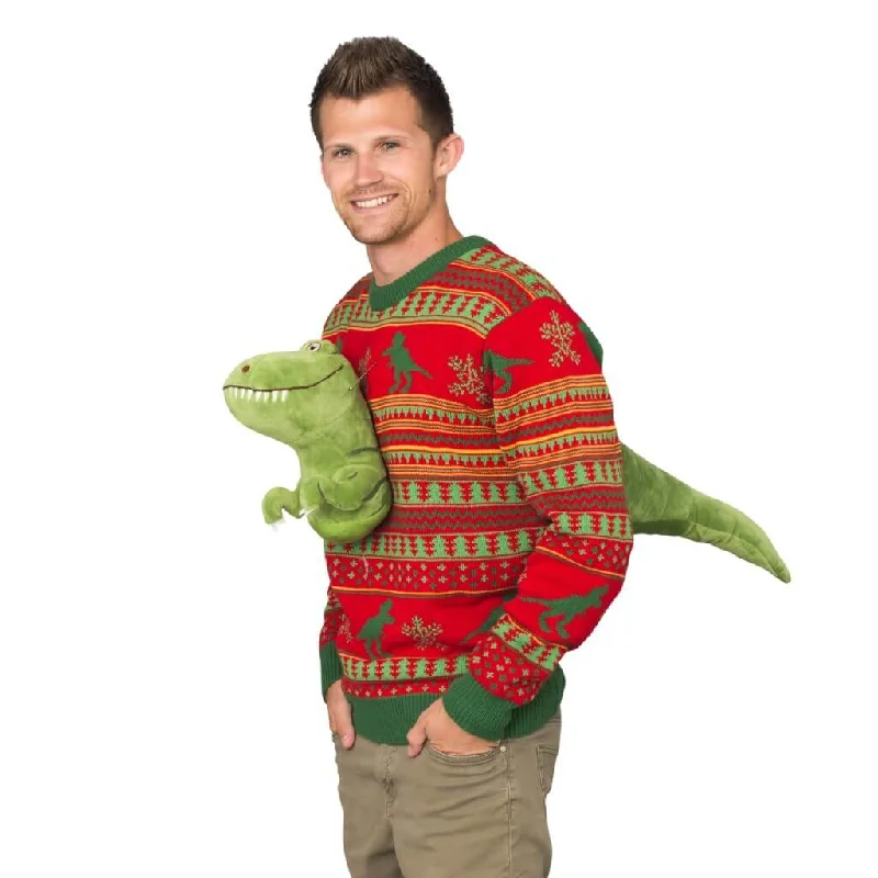 3d-t-rex-plushie-ugly-christmas-sweater