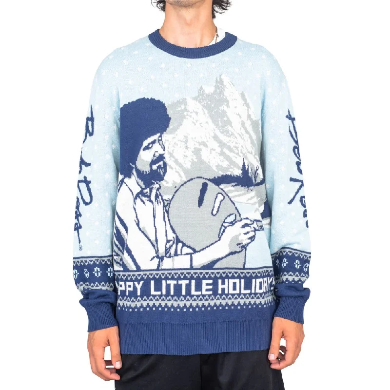 bob-ross-happy-little-holidays-sweater