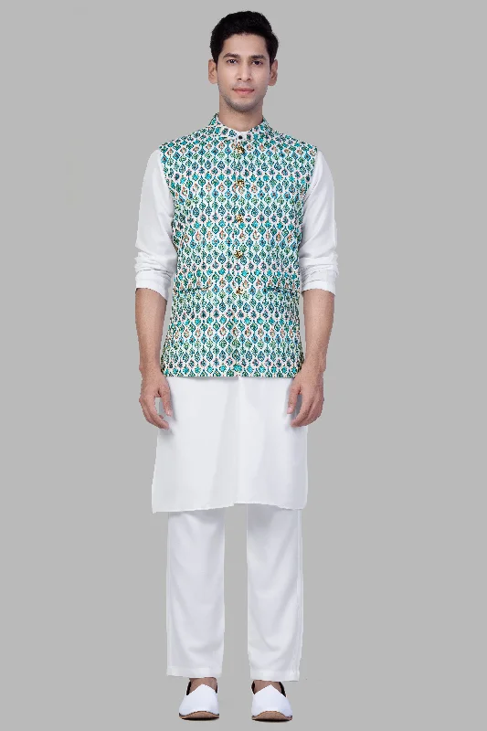 bright-white-and-ocean-blue-leaf-designer-thread-embroidered-nehru-jacket