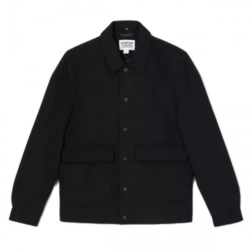 Burton Mens Faux Wool Shirt Jacket