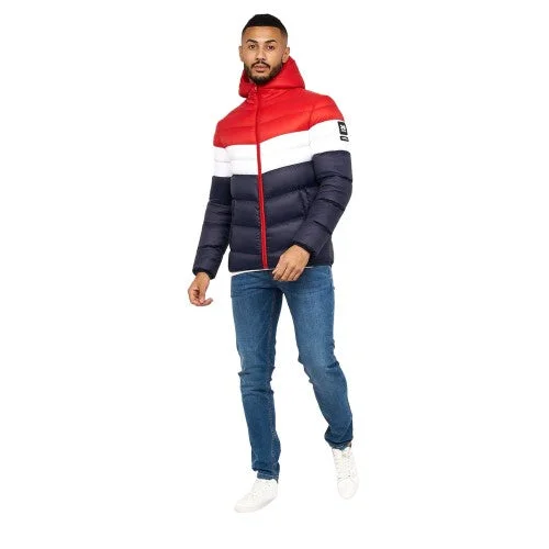 Crosshatch Mens Crowlave Panelled Padded Jacket