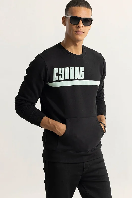 Cyborg Black Sweatshirt