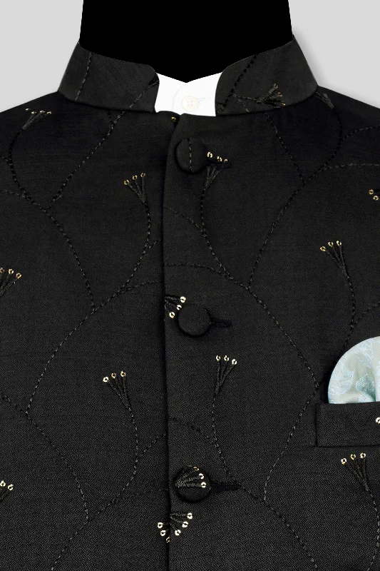 jade-black-viscose-embroidered-with-tikki-work-designer-nehru-jacket-c