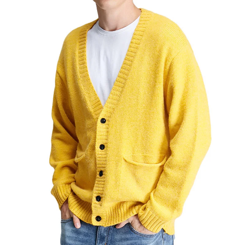 mens-casual-solid-color-v-neck-knit-cardigan-85050295y