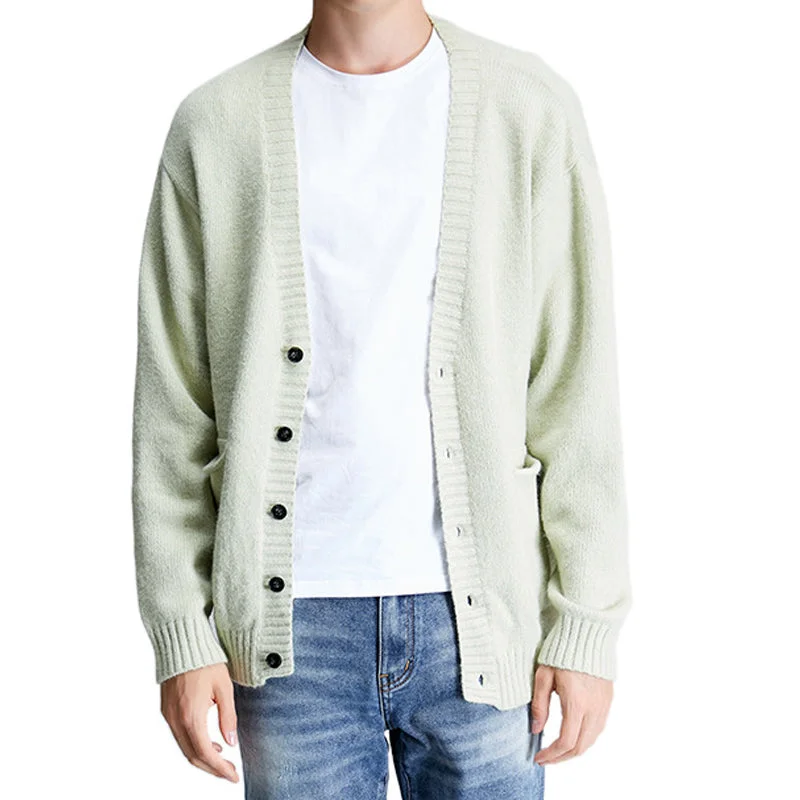 mens-casual-solid-color-v-neck-knit-cardigan-85050295y