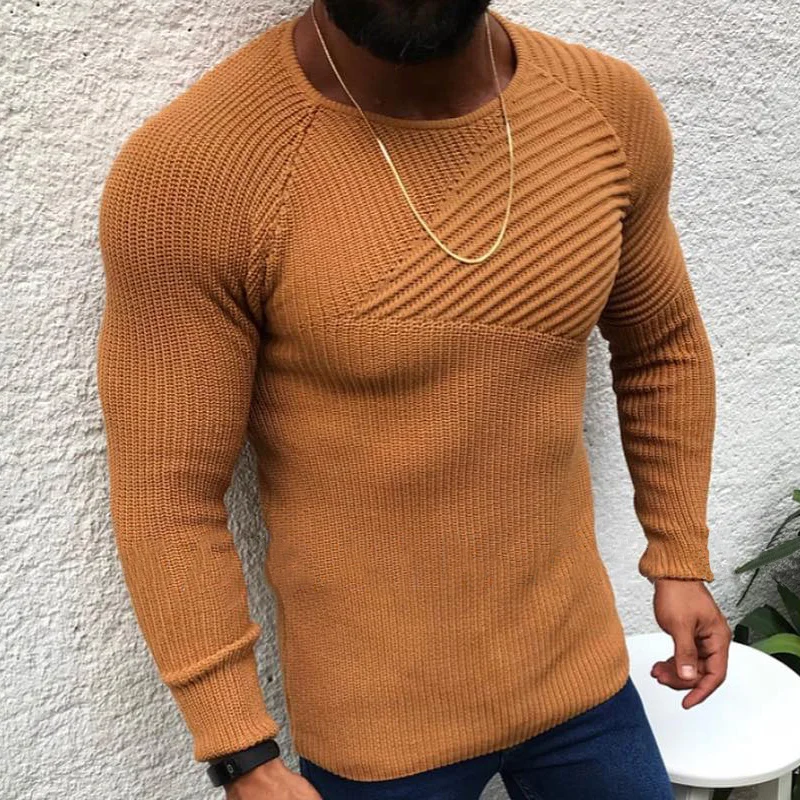 mens-round-neck-slim-long-sleeve-pullover-knit-sweater-87470200z