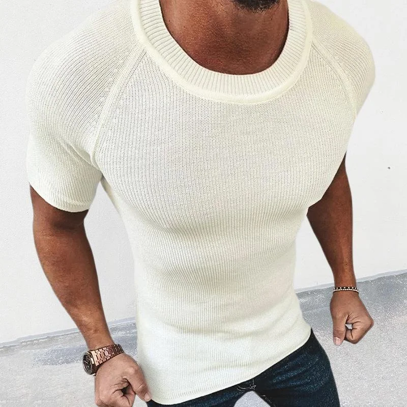 mens-solid-color-slim-fit-short-sleeve-pullover-sweater-70432675x