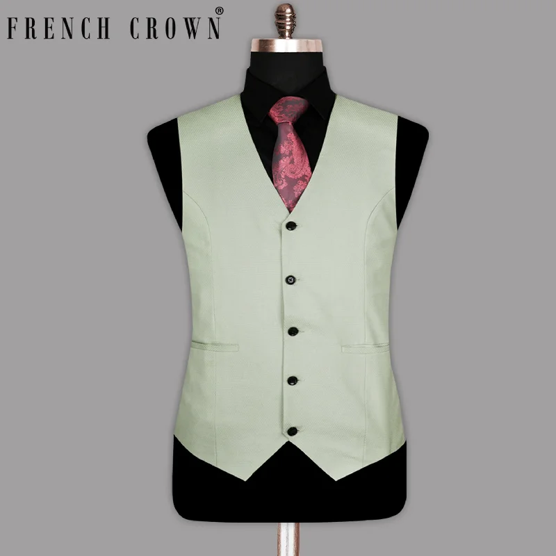 Mint Wool Rich Waistcoat