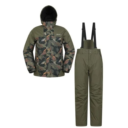 Mountain Warehouse Mens Camo Ski Jacket & Trousers