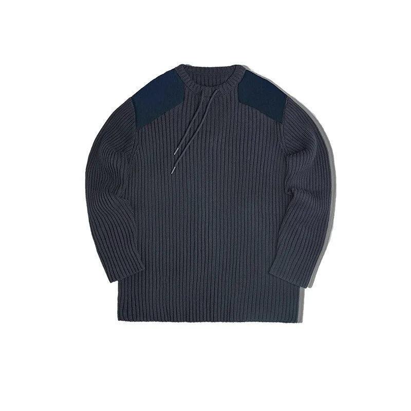 retro-o-neck-slim-fit-knitted-pullover-patch-stitching-classic-sweaters