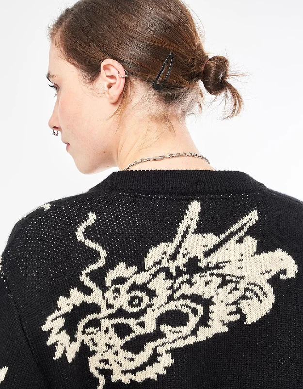 route-one-dragon-knitted-cardigan-black-001160800