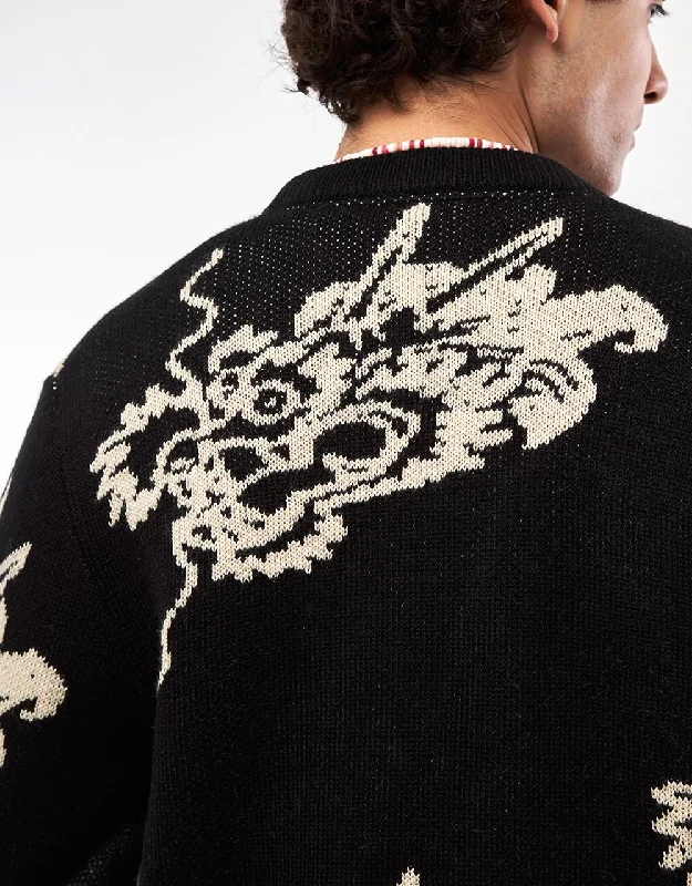 route-one-dragon-knitted-cardigan-black-001160800