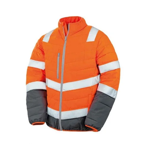 SAFE-GUARD by Result Mens Hi-Vis Safety Padded Jacket