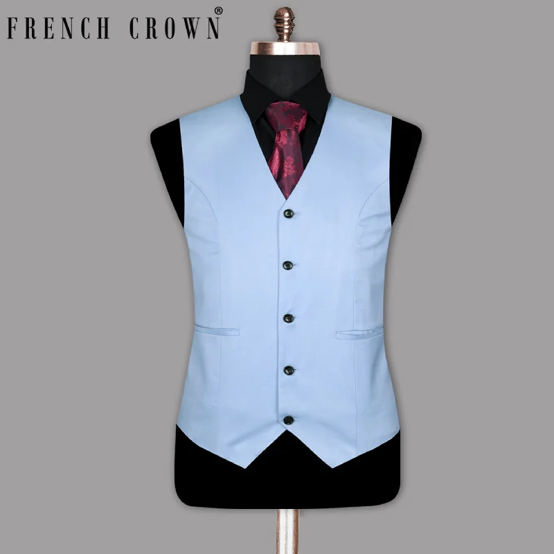 Sky Wool Rich Waistcoat