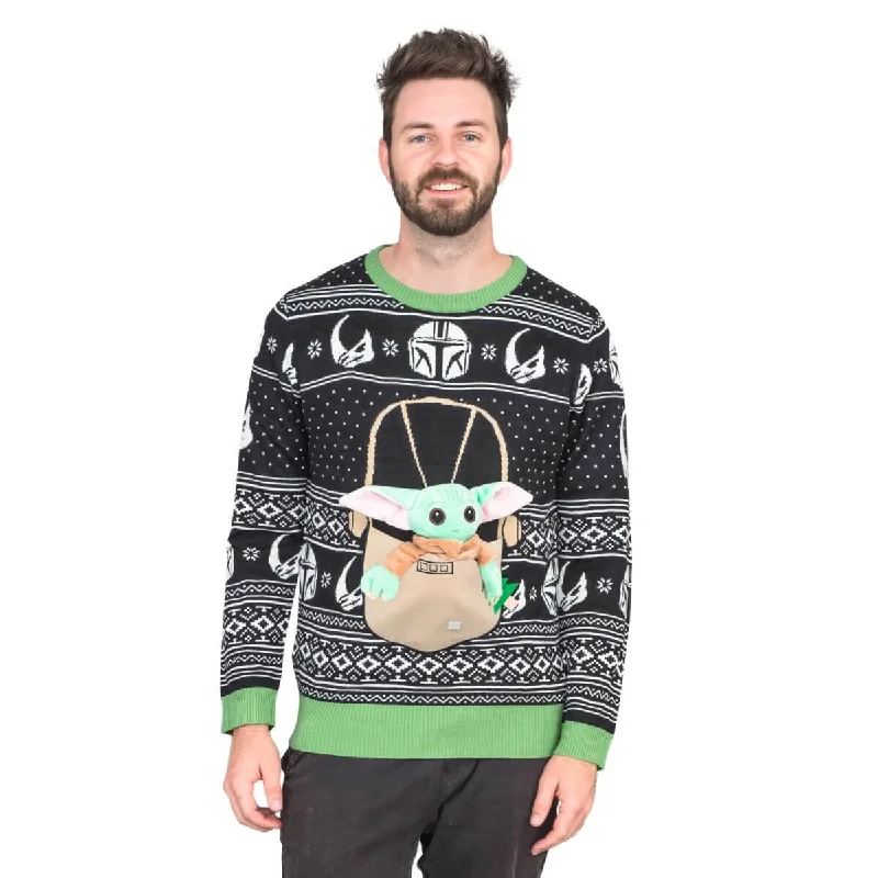 star-wars-baby-yoda-the-child-forces-trees-ugly-christmas-sweater