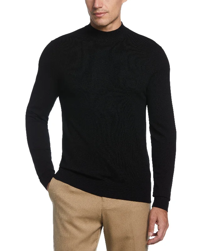 Tech Knit Mock Neck Pullover Sweater