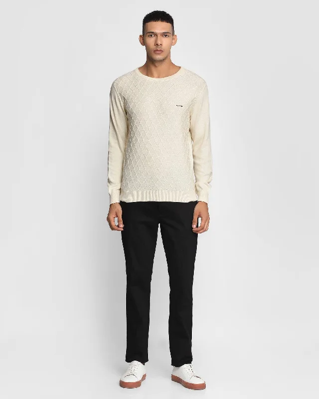 textured-crew-neck-sweater-in-off-white-sant