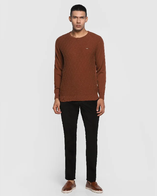 textured-crew-neck-sweater-in-tan-sant