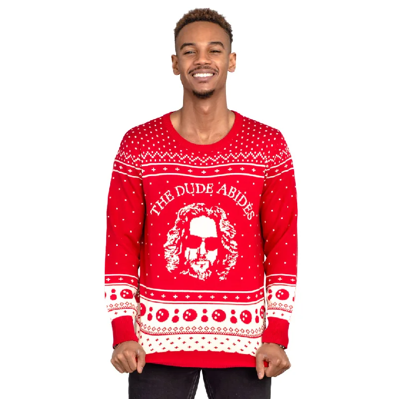 the-big-lebowski-the-dude-abides-ugly-christmas-sweater