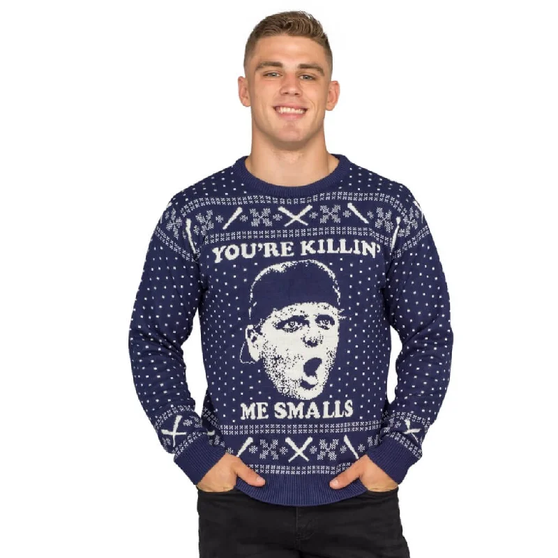 the-sandlot-youre-killing-me-smalls-navy-ugly-christmas-sweater