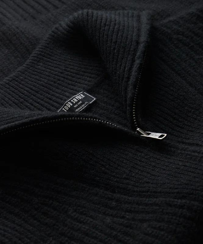 zip-mock-neck-black