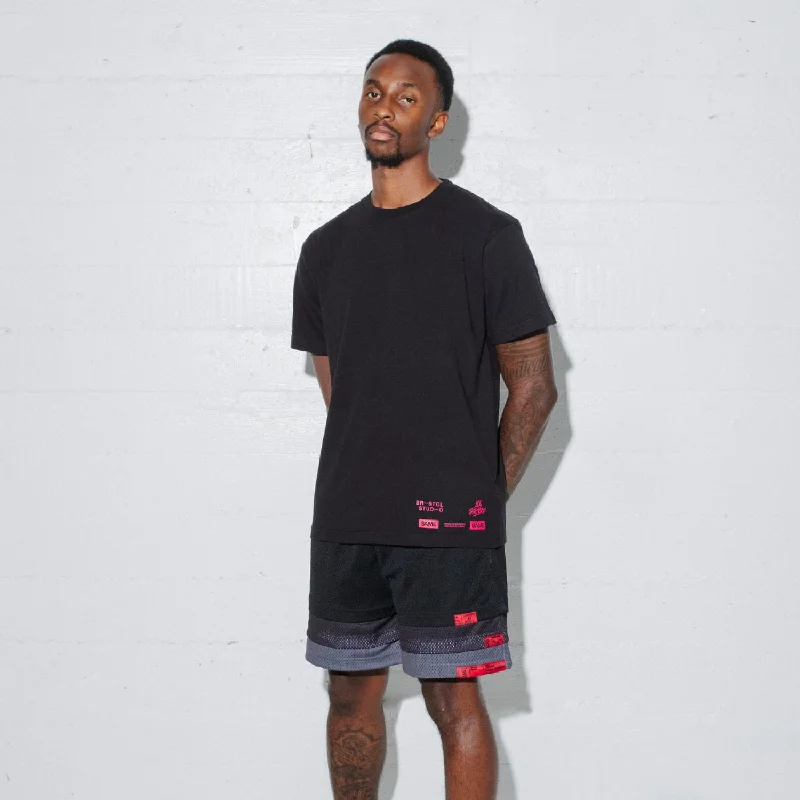 100t-x-bristol-studio-triple-hem-shorts-black