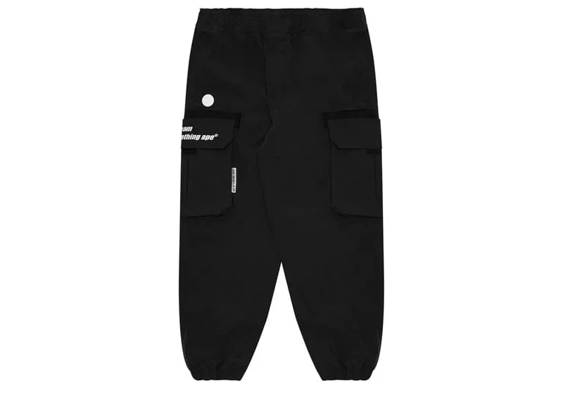 AAPE Black Bonded Cargo Pant