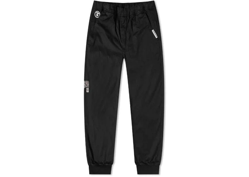 AAPE By A Bathing Ape Woven Pants Black