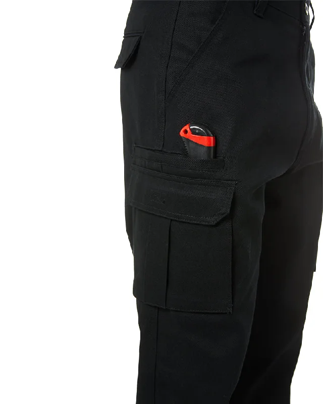 bisley-8-pocket-cargo-pants-black