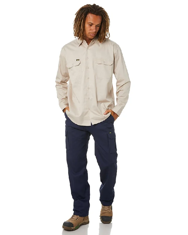 bisley-8-pocket-cargo-pants-navy