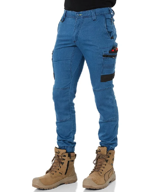 bisley-flex-and-move-stretch-denim-cargo-cuffed-pants-light-denim