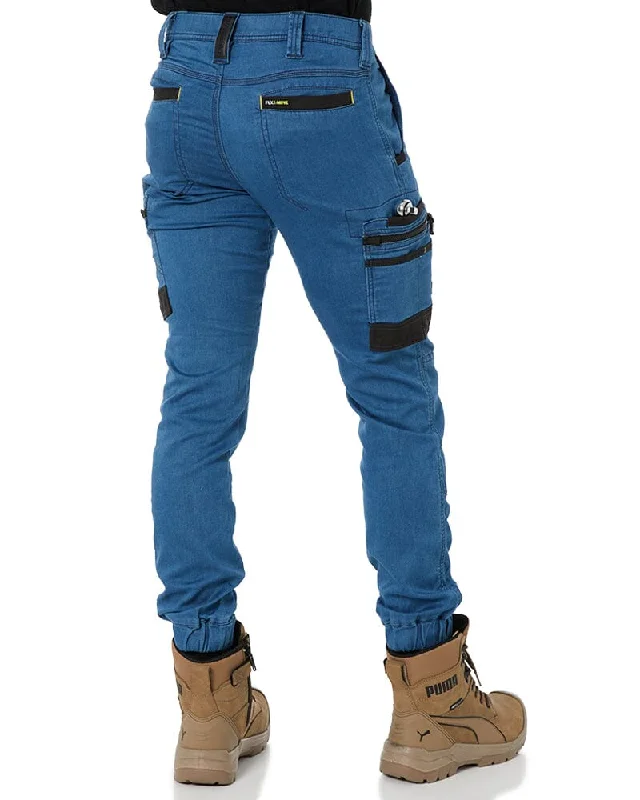 bisley-flex-and-move-stretch-denim-cargo-cuffed-pants-light-denim