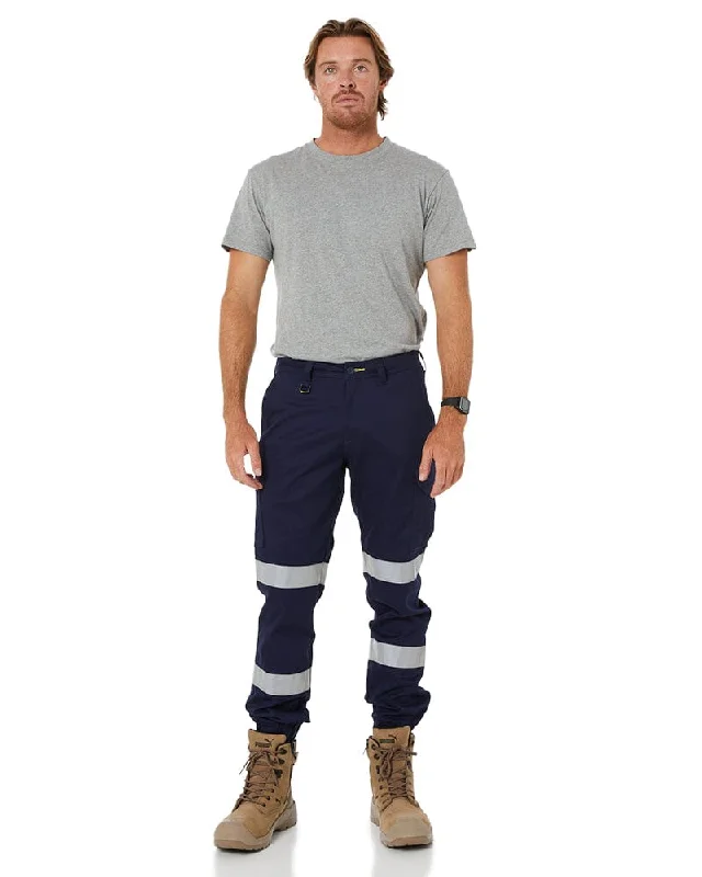 bisley-taped-biomotion-stretch-cotton-drill-cargo-cuffed-pants-navy