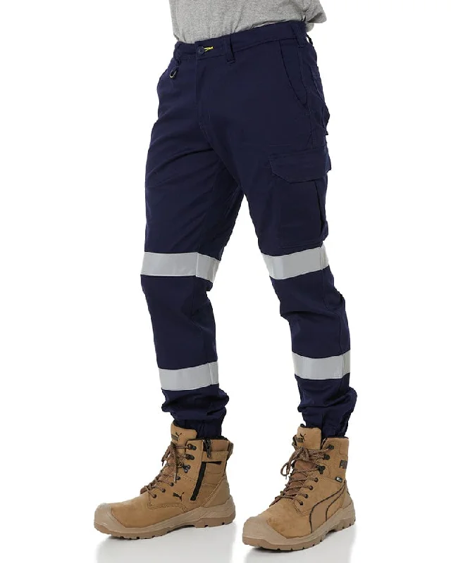 bisley-taped-biomotion-stretch-cotton-drill-cargo-cuffed-pants-navy