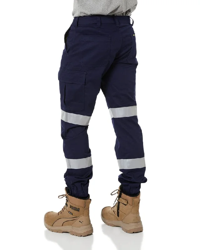 bisley-taped-biomotion-stretch-cotton-drill-cargo-cuffed-pants-navy