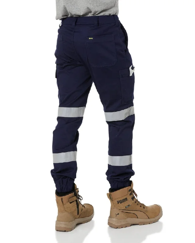 bisley-taped-biomotion-stretch-cotton-drill-cargo-cuffed-pants-navy