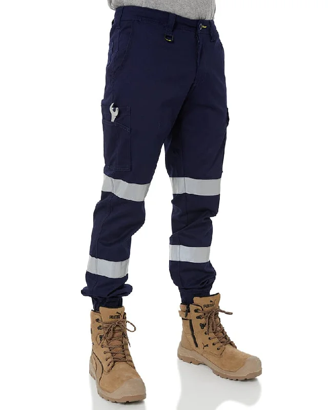 bisley-taped-biomotion-stretch-cotton-drill-cargo-cuffed-pants-navy