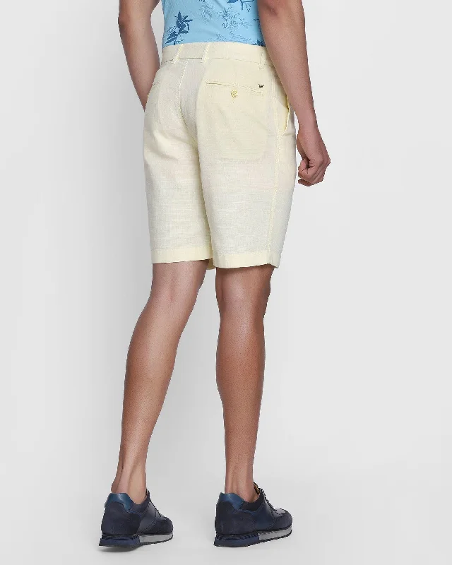 comet-casual-structure-shorts-in-lemon-yellow